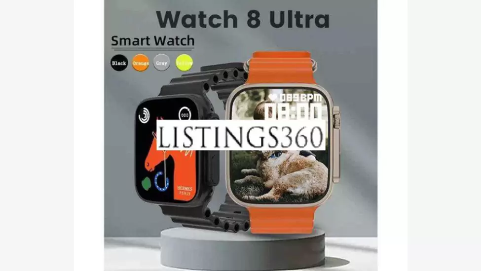 400 Dhs Smartwatch Ultra série 8 (Affichage Logo APPLE)