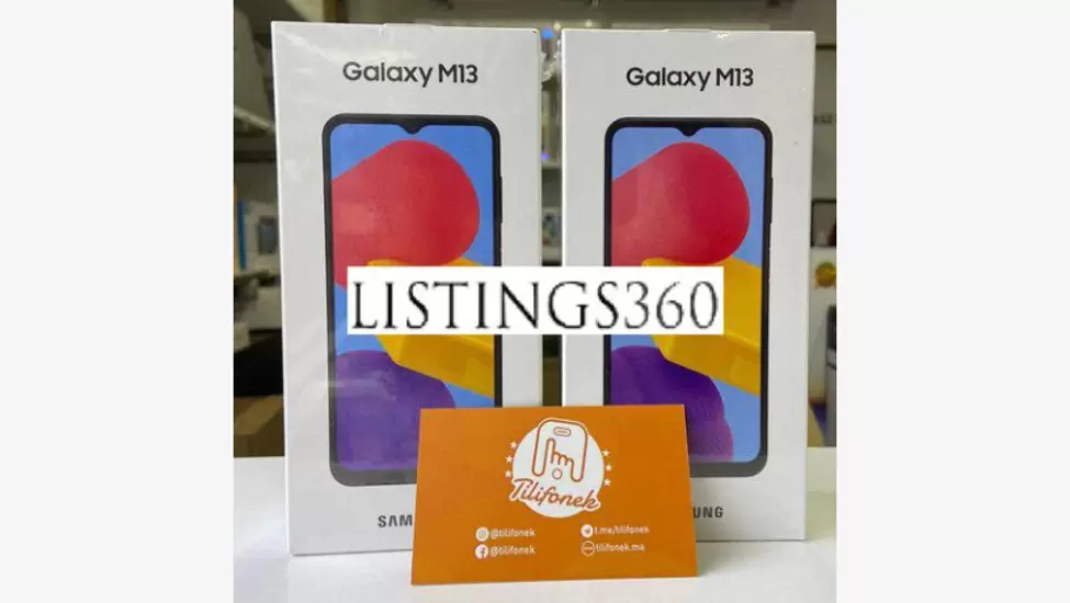 1,900 Dhs Samsung Galaxy M13 128Go 4Go RAM