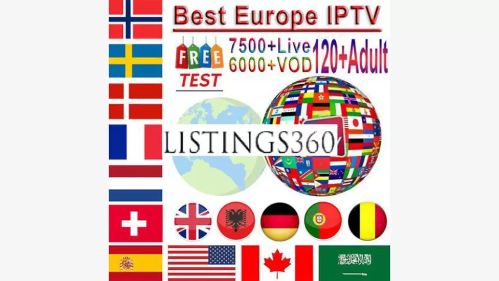 250 Dhs TOP IPTV 4K FULL HD Stable Vod Test