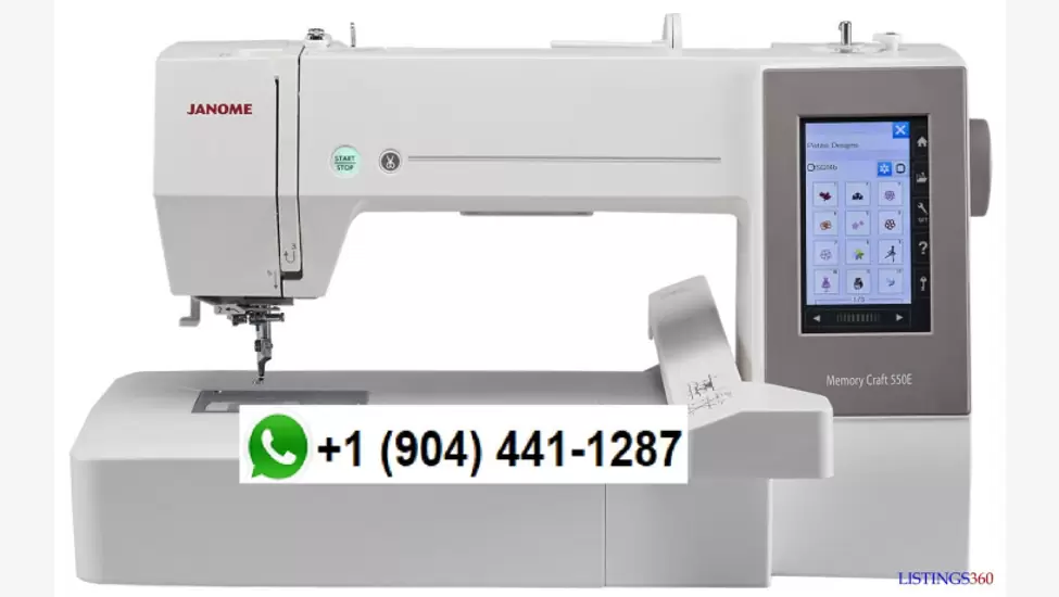 DT1650 Janome Memory Craft 500E Embroidery Machine